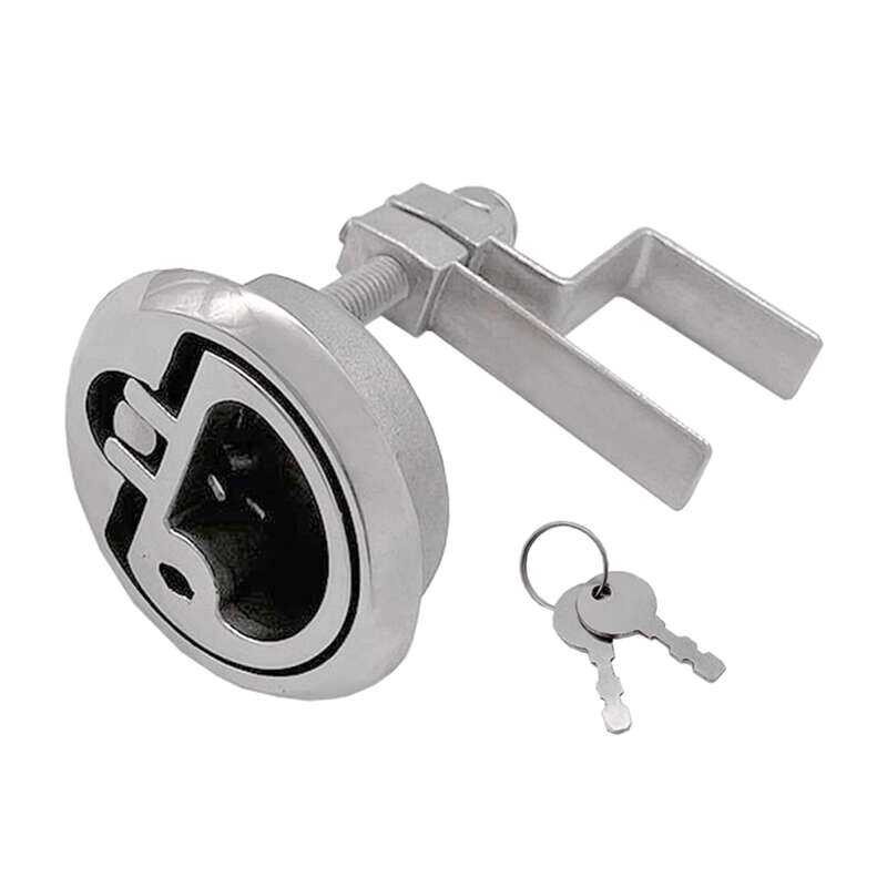 Marine 316 Stainless Steel T-Type Rotating Hatch Floor Pull Handle Ring ...