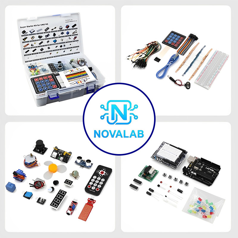 NovaLab Super Starter Kit for Arduino UNO R3 Kit with PDF Tutorial ...