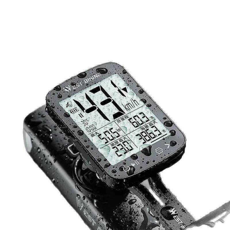CC500 Wireless Bike Computer GPS - 2.5 Inch ANT+ Bluetooth Cycling Speedometer