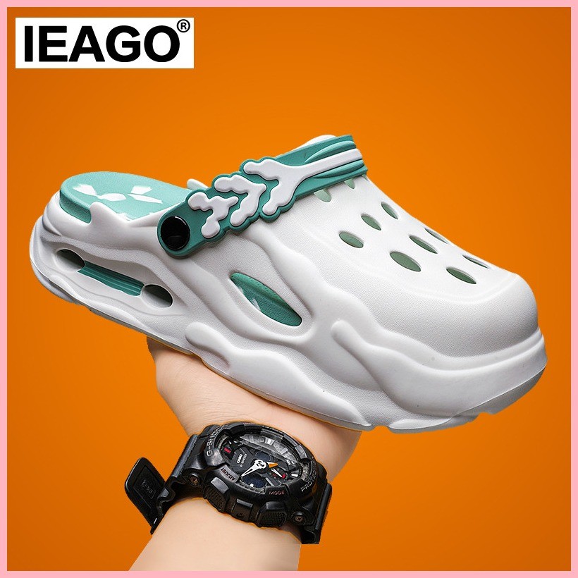 IEAGO Original Men's Fashion EVA Beach Slippers Thick Sole Anti-Slip ...