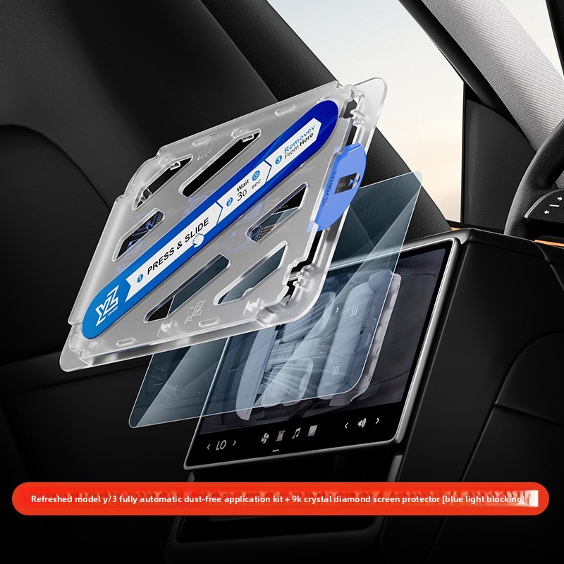 For Tesla Model 3/Y Highland / Juniper 2025 Rear Screen Tempered Glass ...