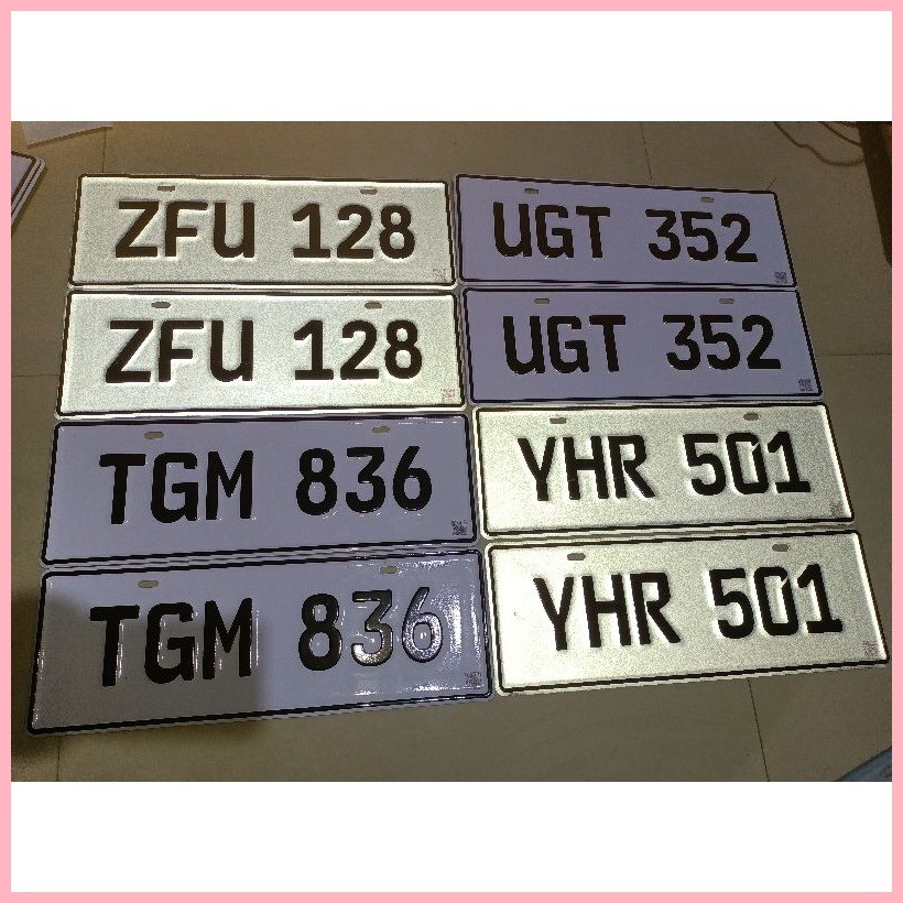 TEMPORARY PLATE FOR CAR ORDINARY AND REFLECTIVE ( CONDUCTION/PLATE ...