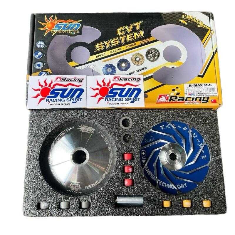SUN RACING PULLEY SET CVT SYSTEM NMAX V1 V2,Aerox V2,Mio I 125,Mio SOUL ...