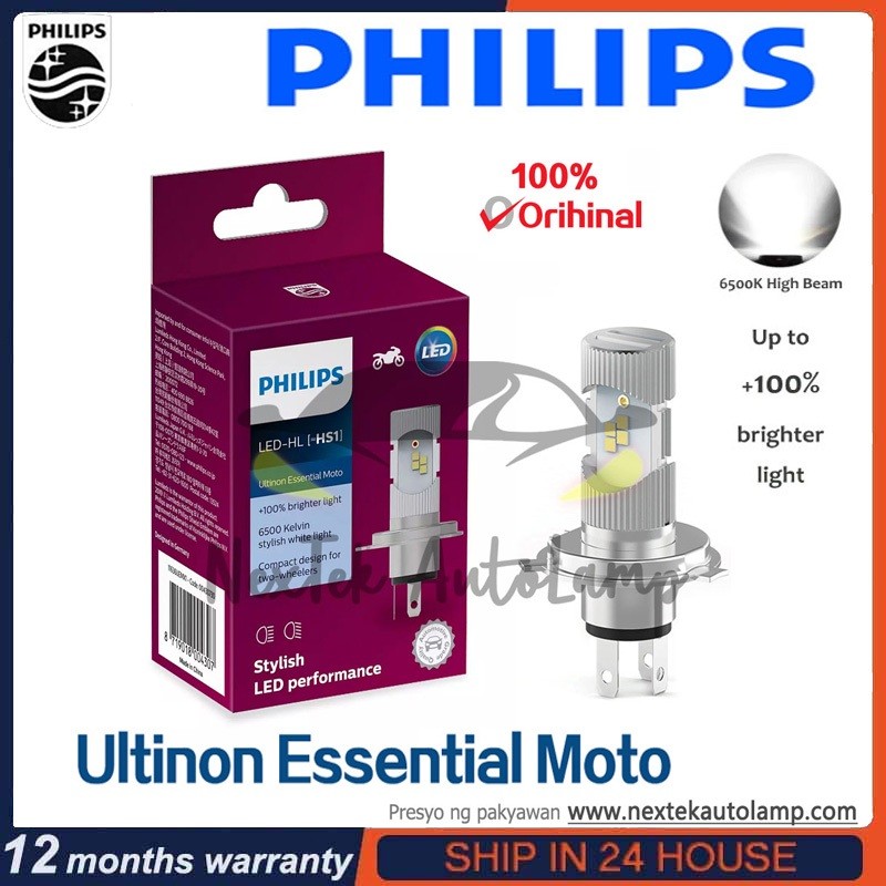 ORIGINAL PHILIPS LED Headlight Bulb 12V 6/6W M5 / T19 - Ultinon ...