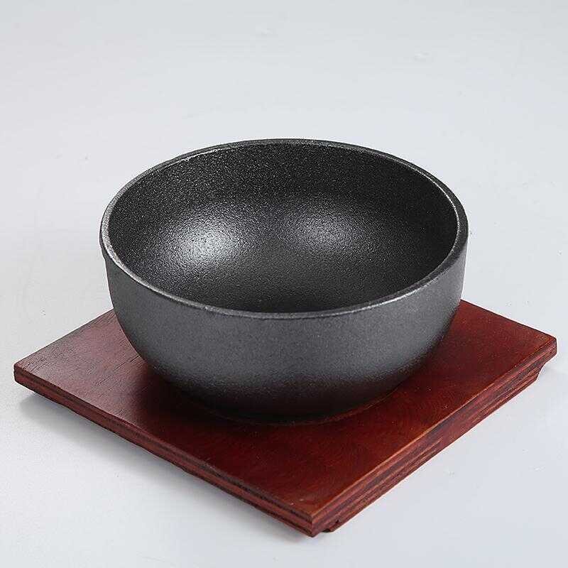 Korean Style Rice Bowl Cast Iron Stone Pot Rice Bowl Cast Iron Bowl ...