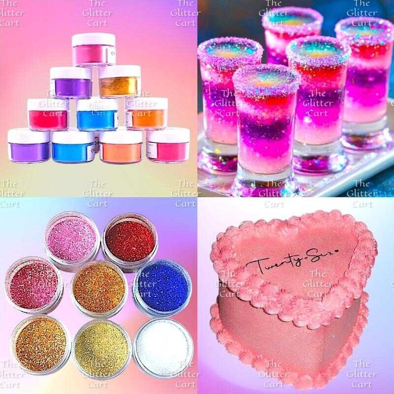 Gold 5G Edible Merck Decorating Dusting Decoration Sier Pink Dust ...
