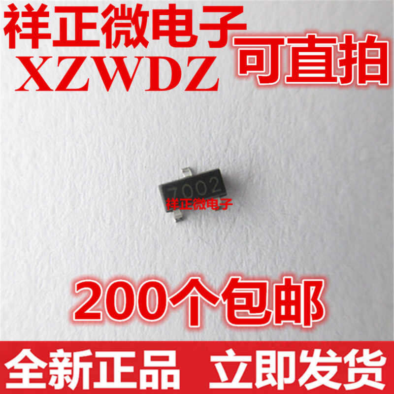 Transistor 2N7002 702/7002 Silk Screen Surface Mount SOT23 3K/Reel=110 ...