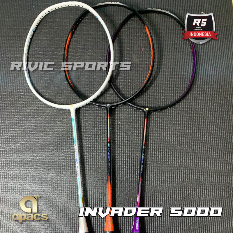 Apacs INVADER 5000 33LBS 100% Original Badminton Racket | Shopee ...