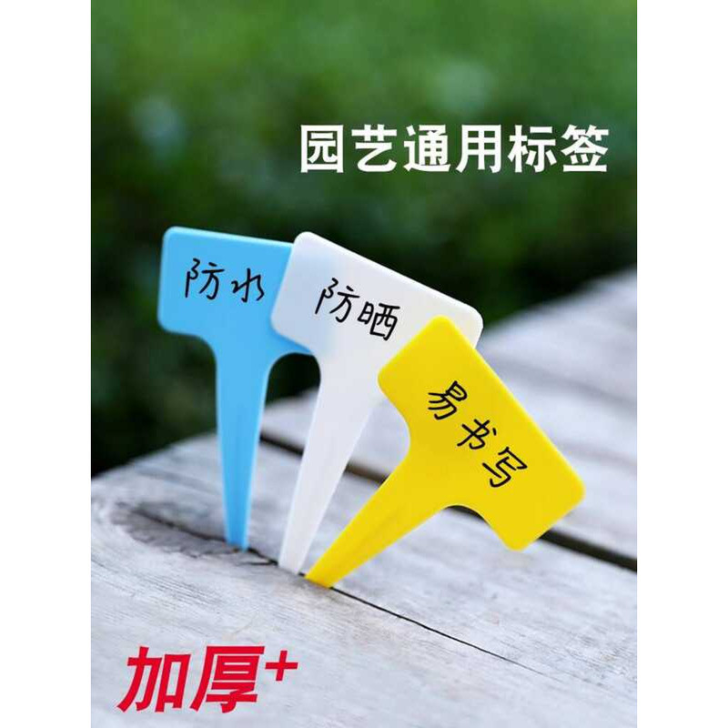 Plant Labels Gardening Flower Pots Rose Marking Cards Succulent Plastic ...