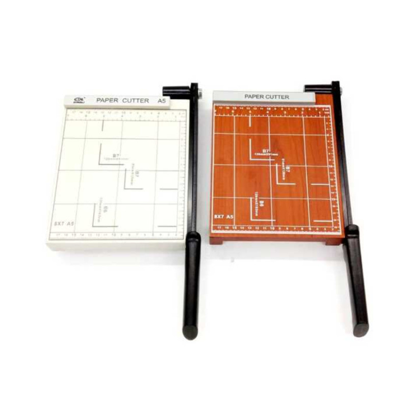 Paper Cutter Wooden Base / Metal Base Size A5 8X7 Inches | Shopee ...