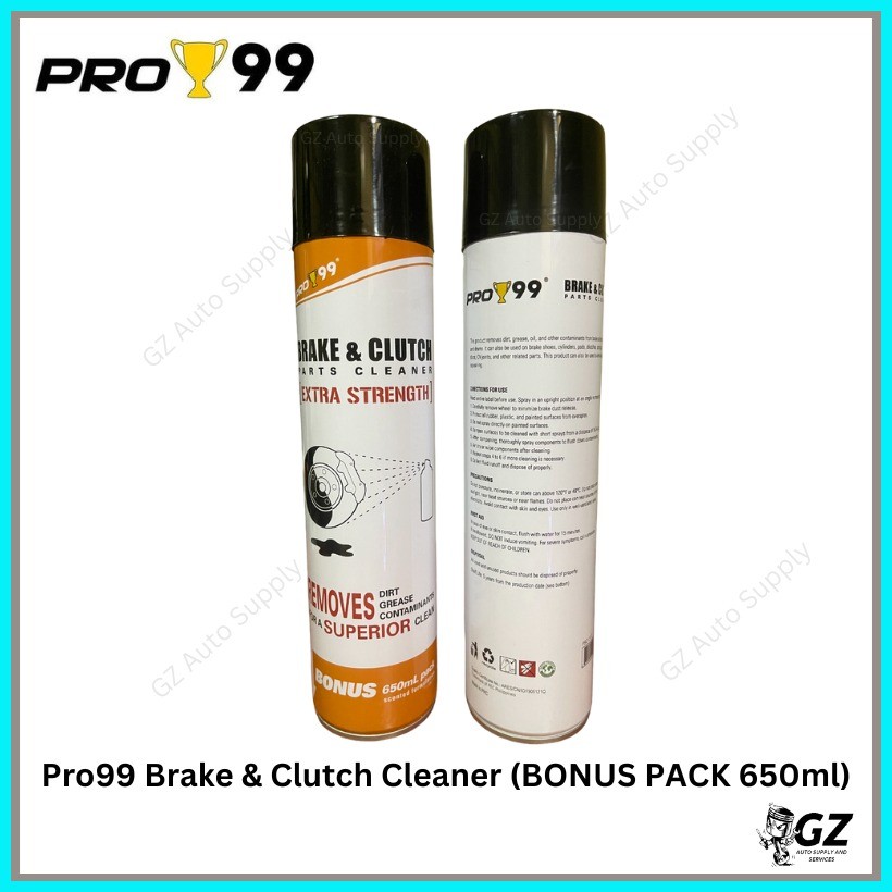 Pro99 Brake & Clutch Parts Cleaner - Extra Strength Remove Dirt Grease ...