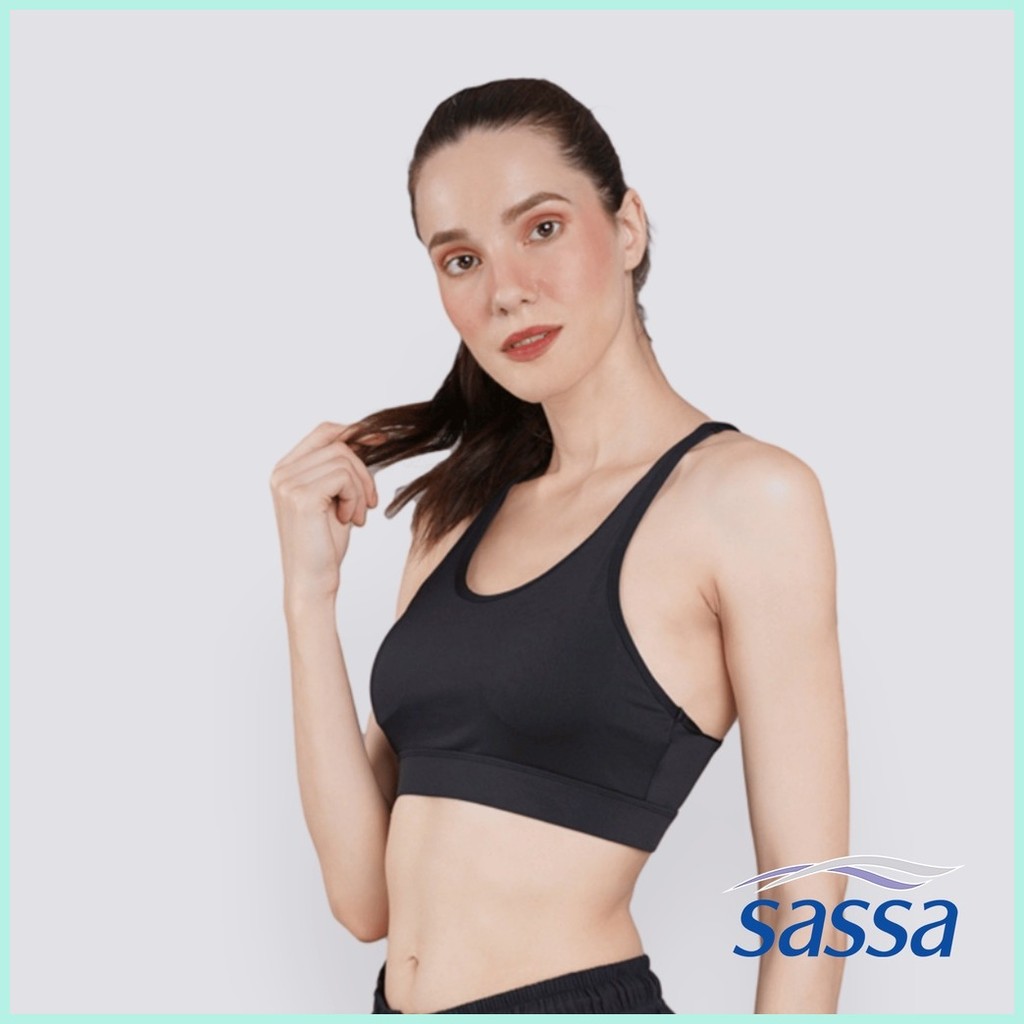 Sassa Active Classic Racer Back Sports Bra with Removable Pads Women ...