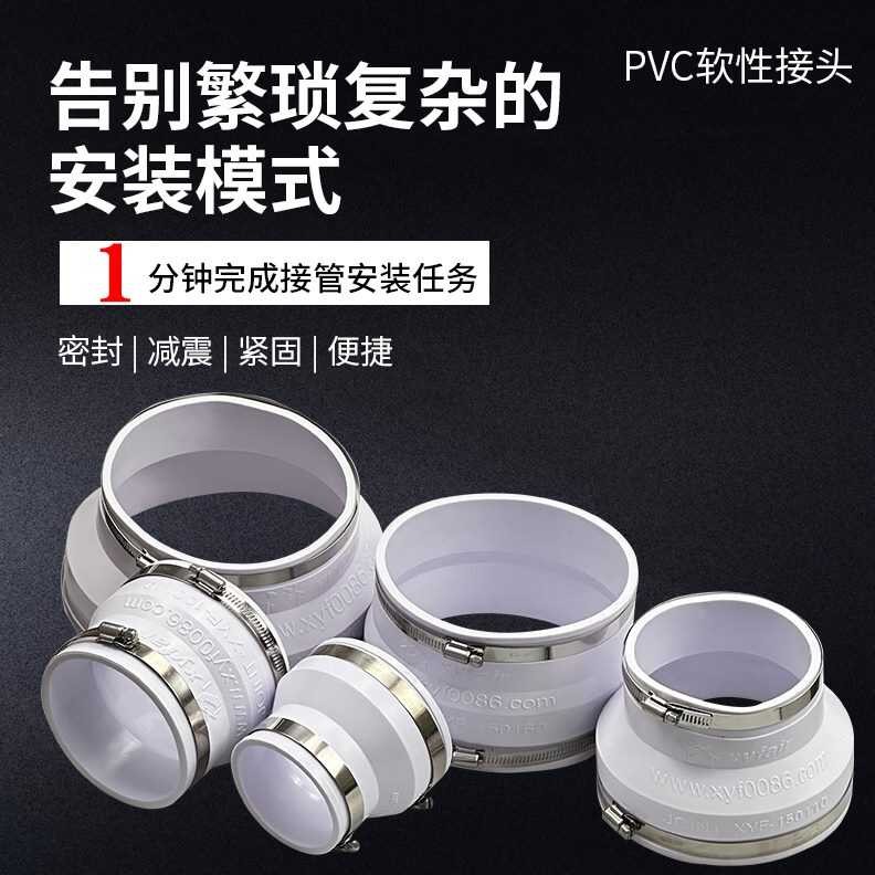 New Air Flow Reducer Adapter for Duct Exhaust Ventilation Fan, PVC Pipe ...