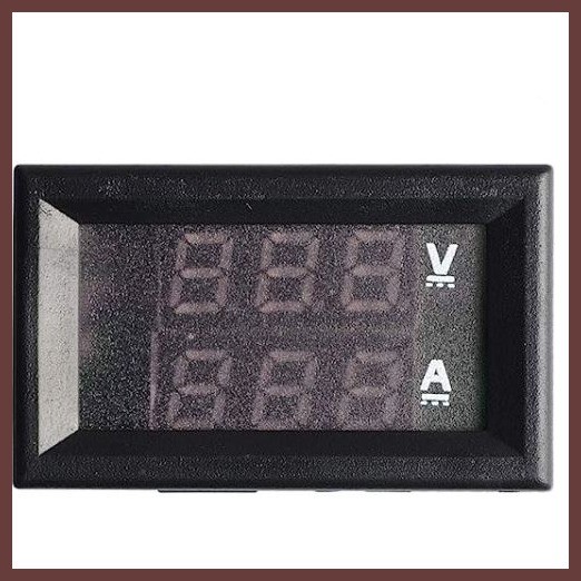 LED VoltMeter Indicator ( DC 100V 100A Red + Red 0.28 Inch Dual LED ...