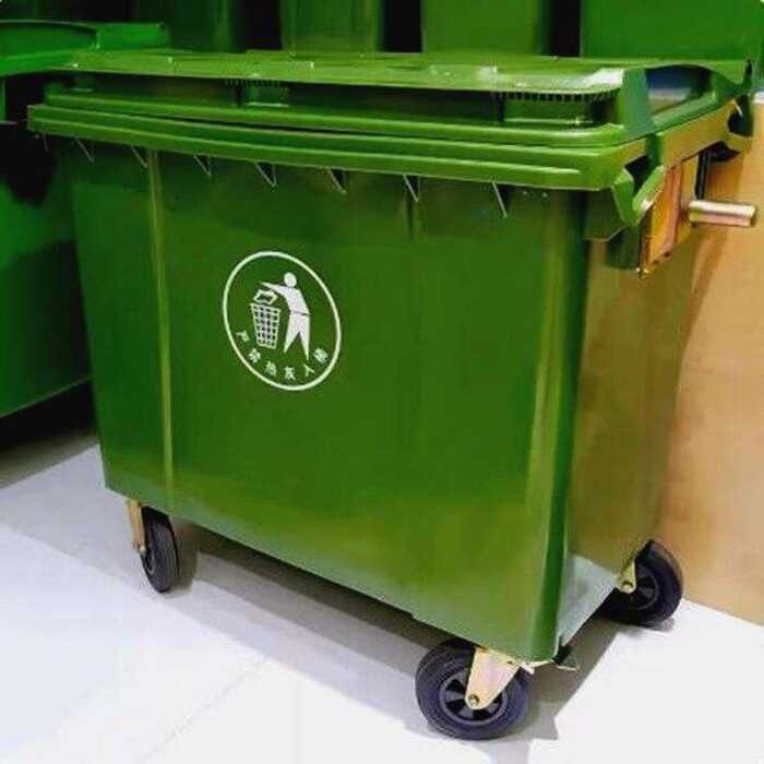 German 660L Truck Cart 360L Property Cleaning Extra Large Garbage Bin ...