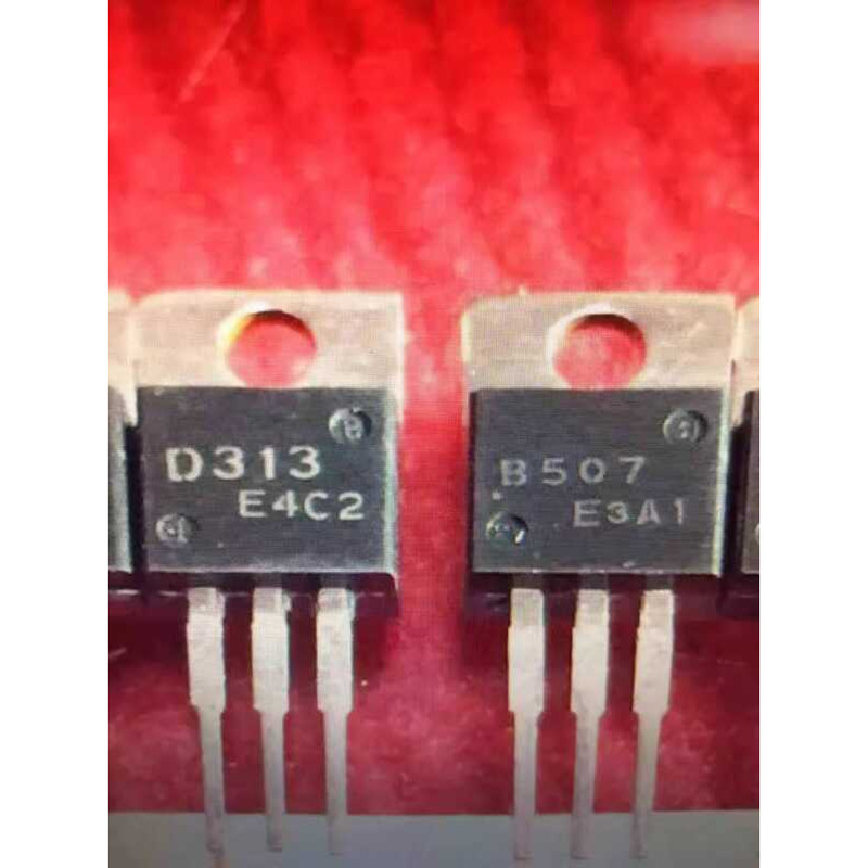 Brand new original 2SD313 2SB507 D313 D507 60V 3A TO-220 paired ...