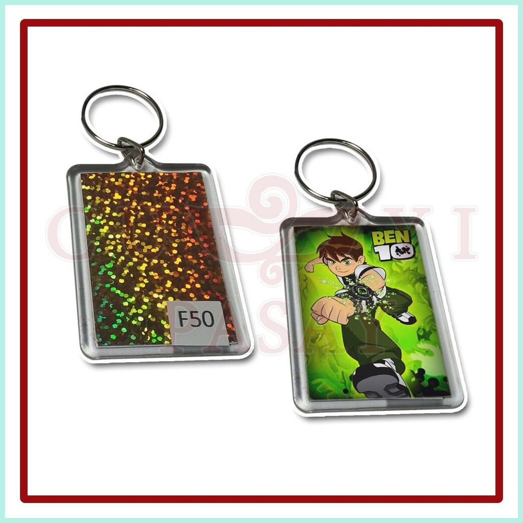 ACRYLIC KEYCHAIN RECTANGLE F50 (5.5cm x 4.2 cm) (100PCS) | Shopee ...