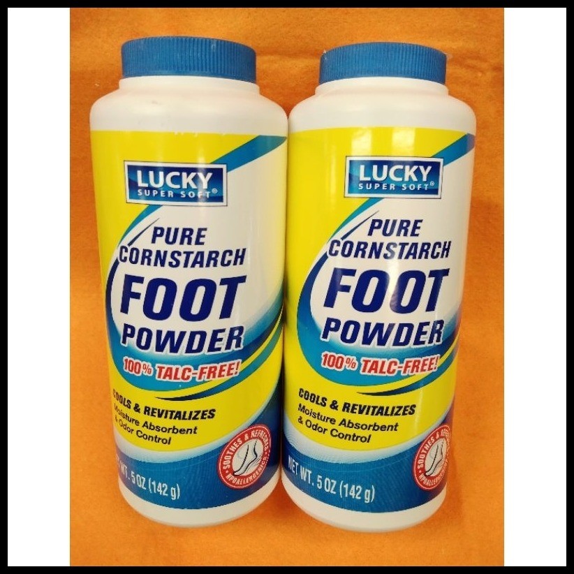 Lucky Foot Powder Pure Cornstarch 142g | Shopee Philippines