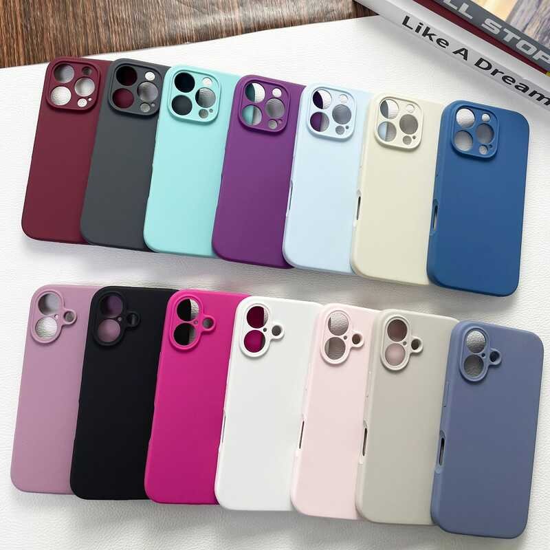 High-quality Liquid Silicone Phone Case for iPhone 16 Pro Max/15/14 ...