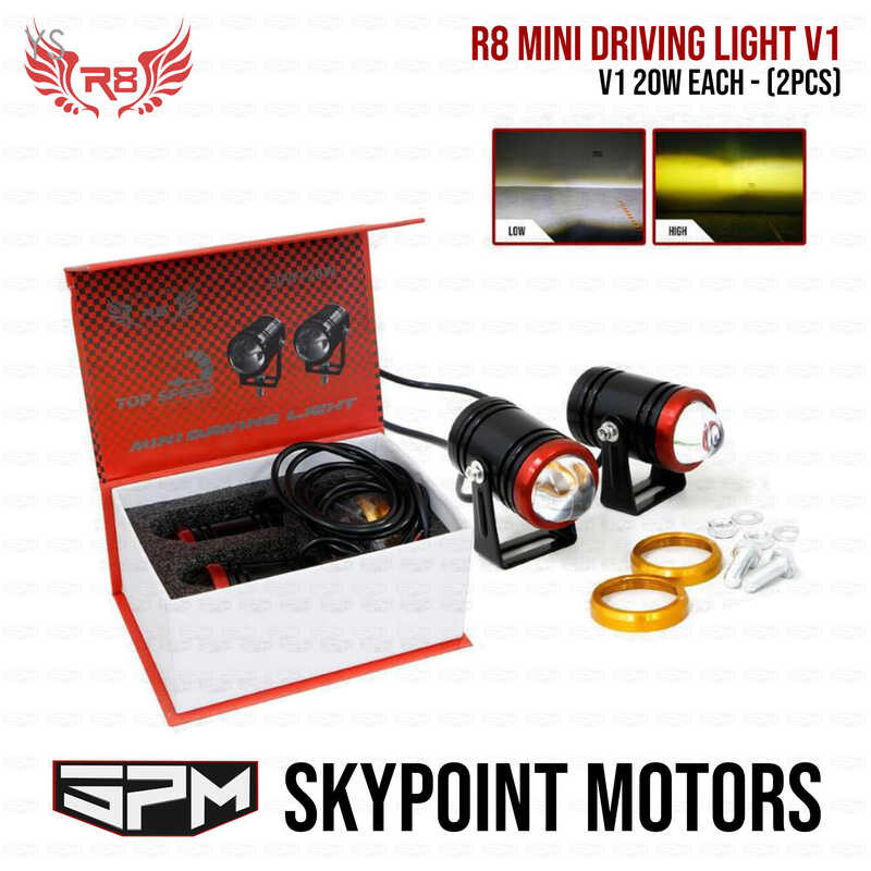 LIGHT R8 MINI DRIVING 20W (2Pcs) (9830-821) () () | Shopee Philippines