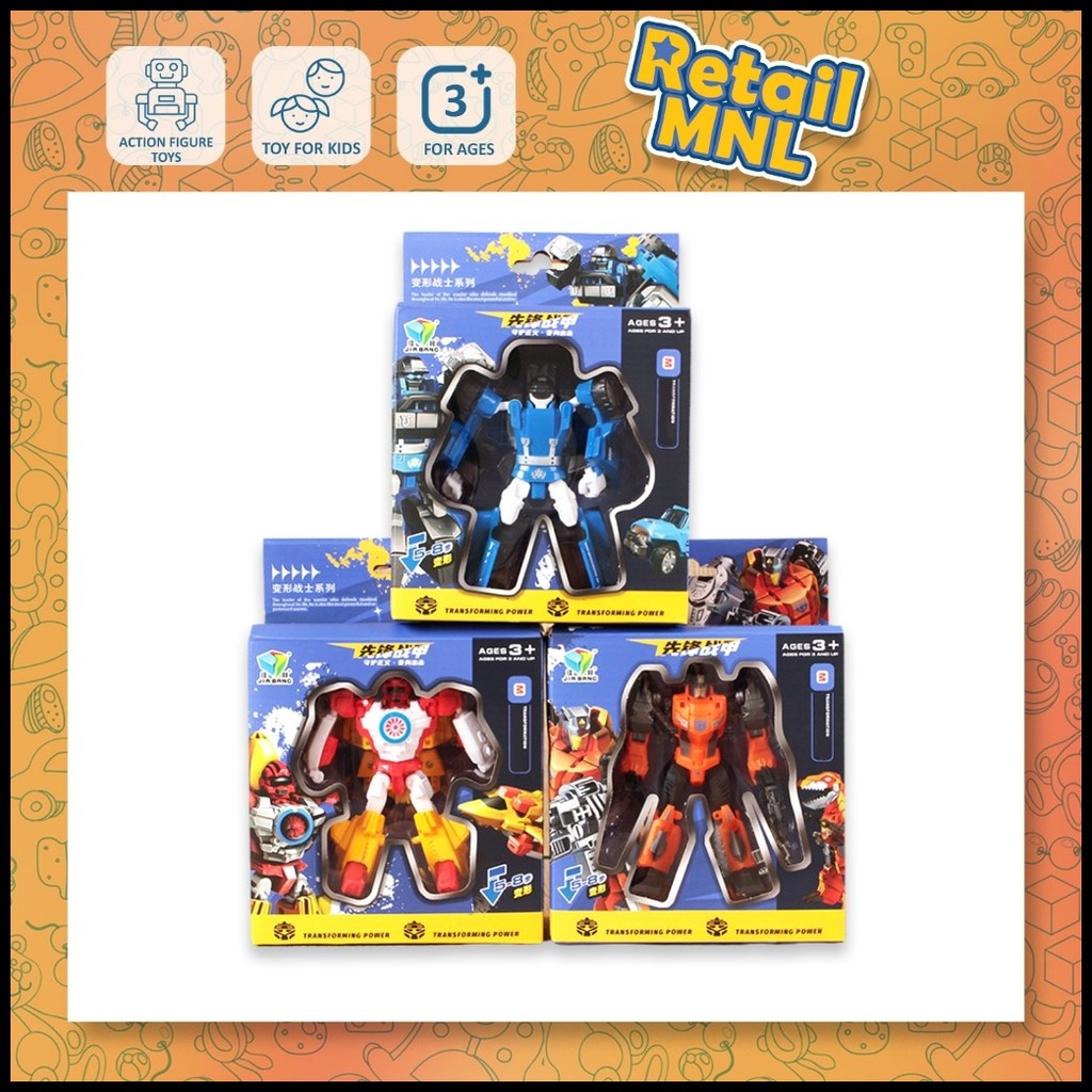 Retailmnl Mini Warrior Robot Blind Box Galaxy Detectives Action ...
