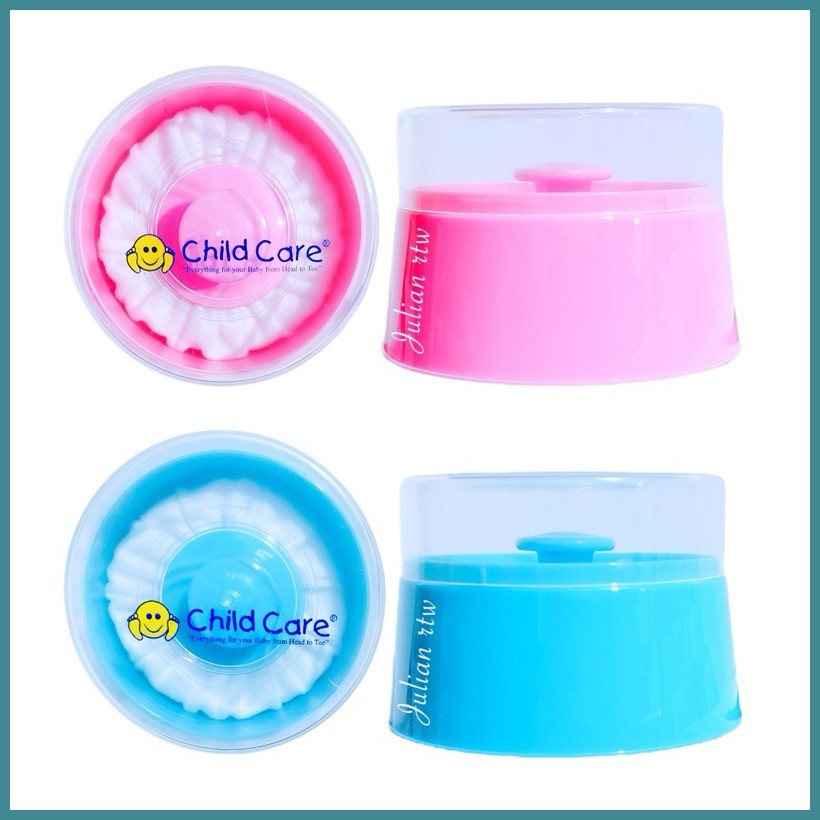 ⊕ ♣ Portable Baby Body Puff Kid Soft Body Talcum Powder Puff Sponge ...