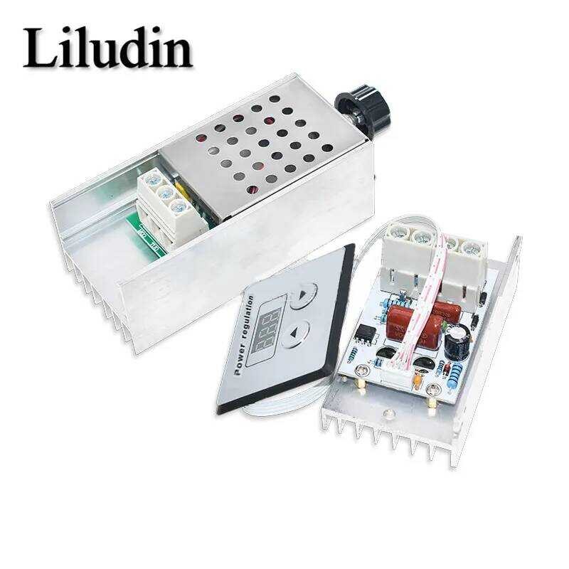 AC 0 220V 10000W SCR Digital Control Electronic Voltage Regulator Speed ...