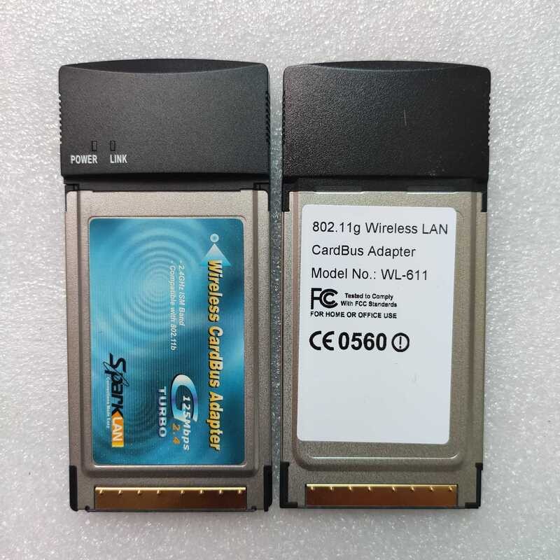 SparkLAN WL-611GT WL-611 Wireless LAN Card for Notebook 2.4GHz 802.11g ...