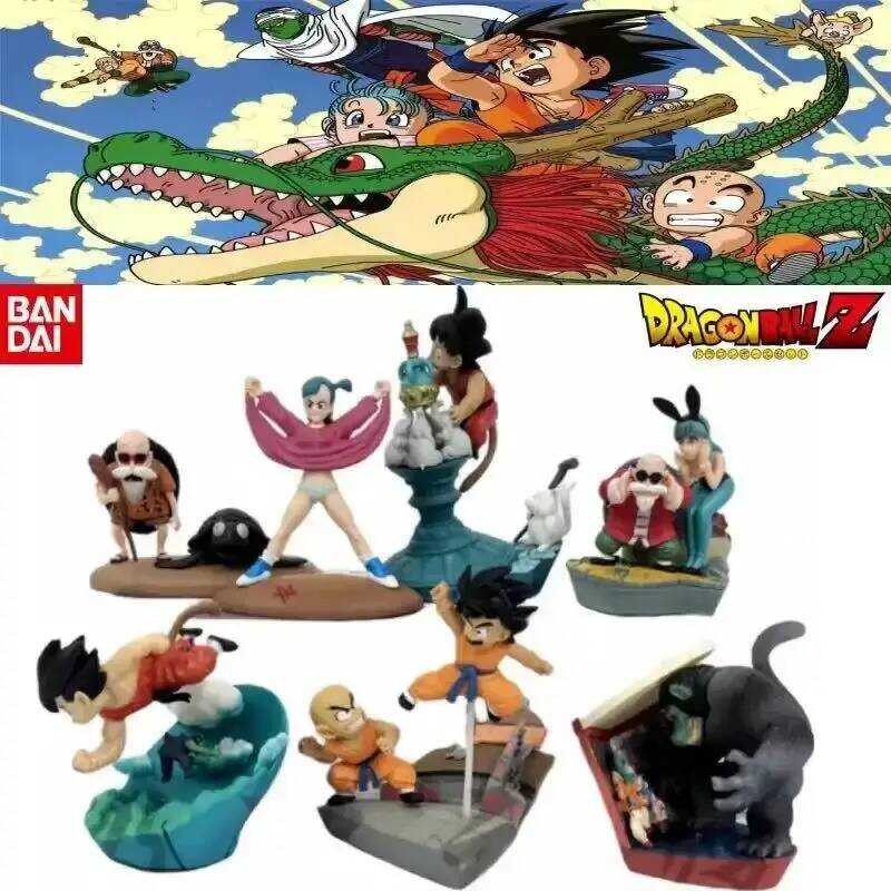 Anime Dragon Ball Z Bulma Master Roshi Action Figures Son Goku Figure ...