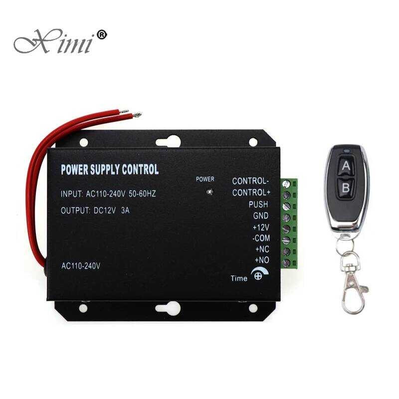 Xj Dc12v With Remote Control Door Access Control System Switch Power ...