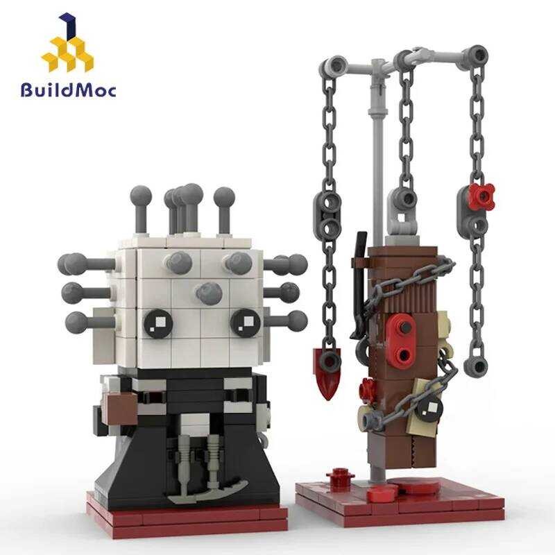 Tt Buildmoc Horror Movie Figures Hellraiser .. Brick.Z Gates Of Hell ...