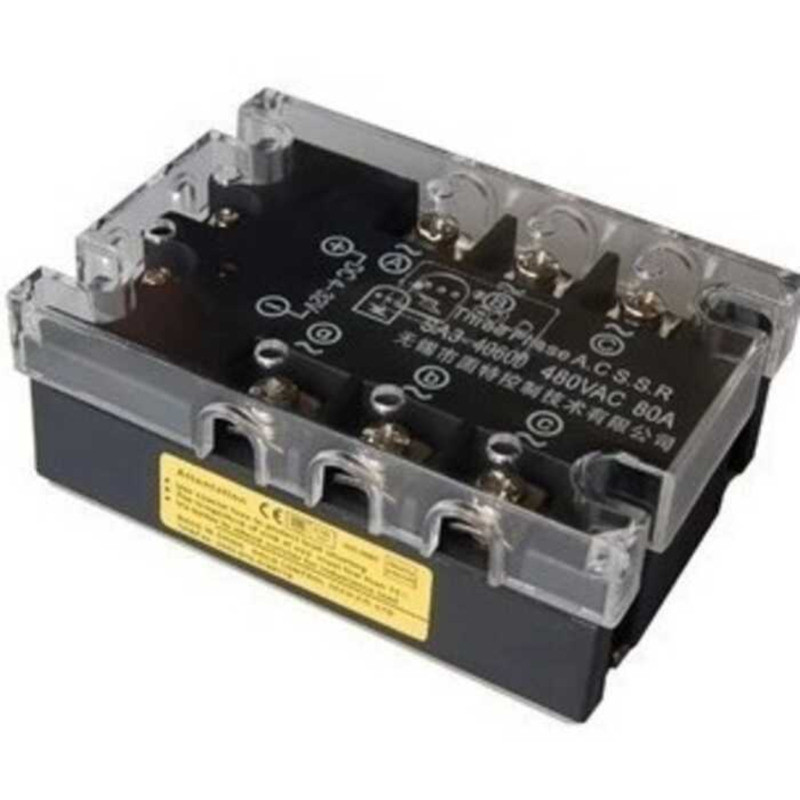 GOLD Three-phase Solid State Relay SA3-4010D 480V 10A DC Control ...