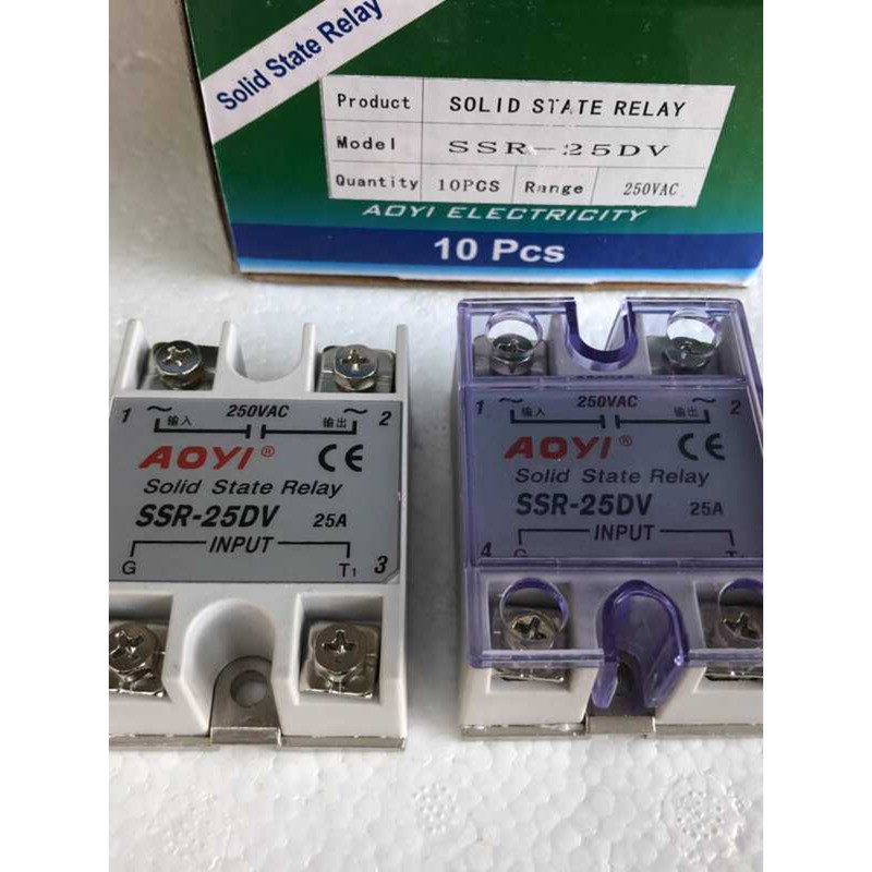 Original AOYI Aoyi SSR-25DV Solid State Relay 40DV SCR Voltage ...