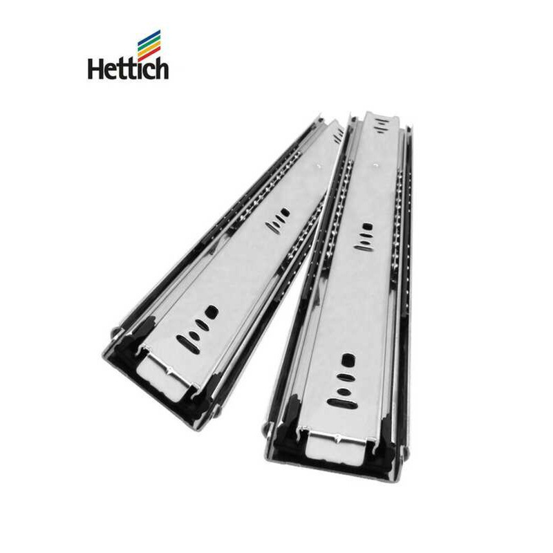 Hettich Drawer Cabinet Slides Heavy Duty Bearing Three Section Rails ...