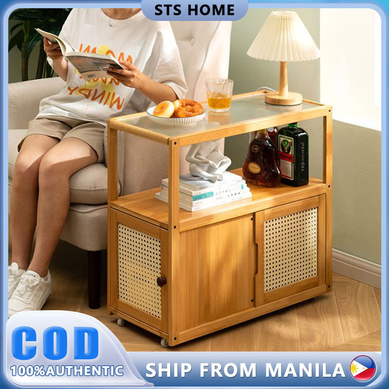 [Removable] Edge Coffee Table Sofa Side Cabinet Small Table Bedside ...