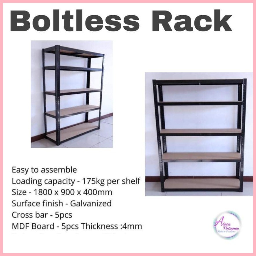 5 layer Boltless rack 180 x 90 x 40 storage cabinet | Shopee Philippines