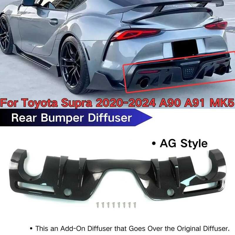 Y AG Style Rear Bumper Diffuser For Toyota Ra 2020 2021-2024 All Models ...