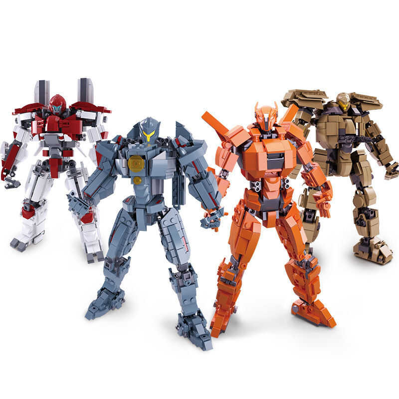 Bloc Building M B Pacific Rim Compatible Building Bloc Toys Abcd Mech ...