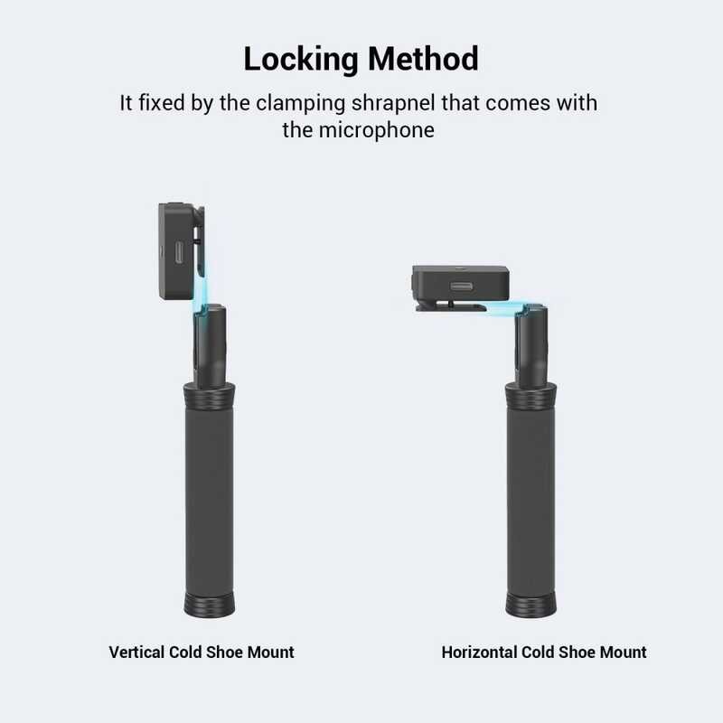 Llrig Microphone Handle , Stretchable Mic Handle For RODE Wireless Go ...