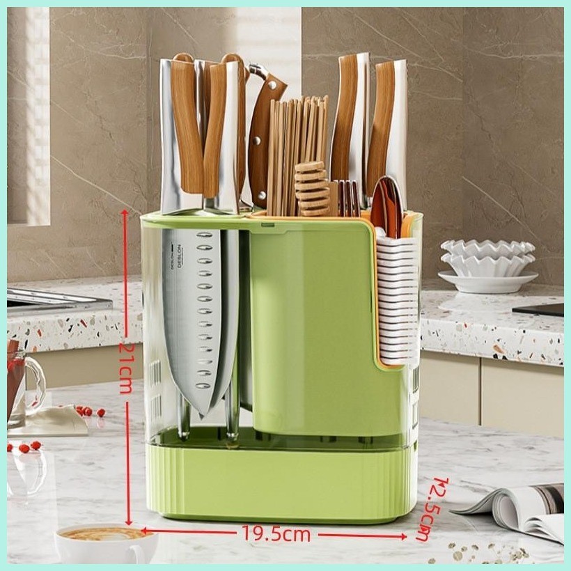 Kitchen Rotating Storage Rack multifunctional kitchen chopstick ...