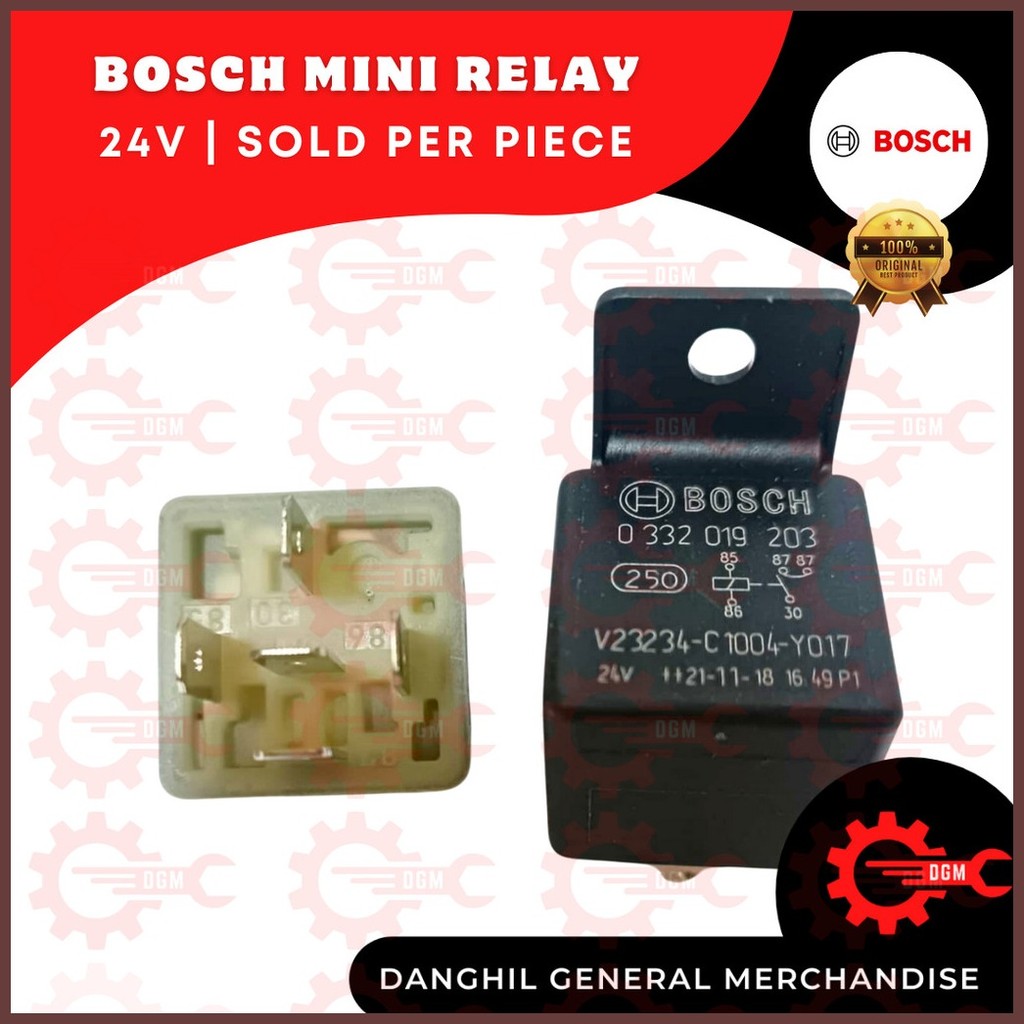 ↔ BOSCH Mini Relay 24V (Sold per Piece) | Shopee Philippines