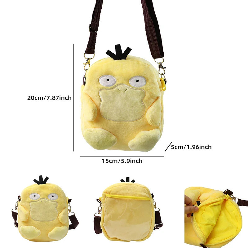 Gengar Mimikyu Snorlax Rowlet Lucario Charmander Plush Backpack Pokemon ...