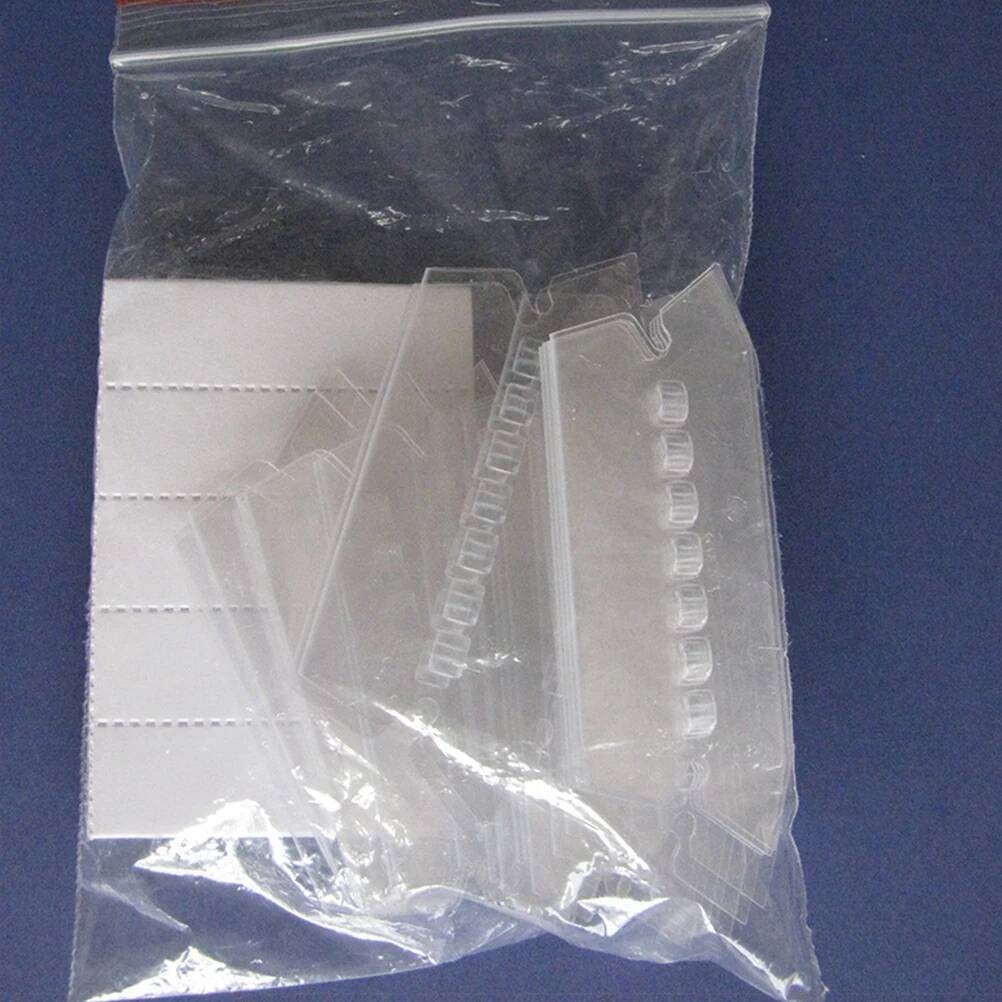 Hanging 120Pcs Tabs Plastic File Labels Folder Tab Quick Identifiion ...