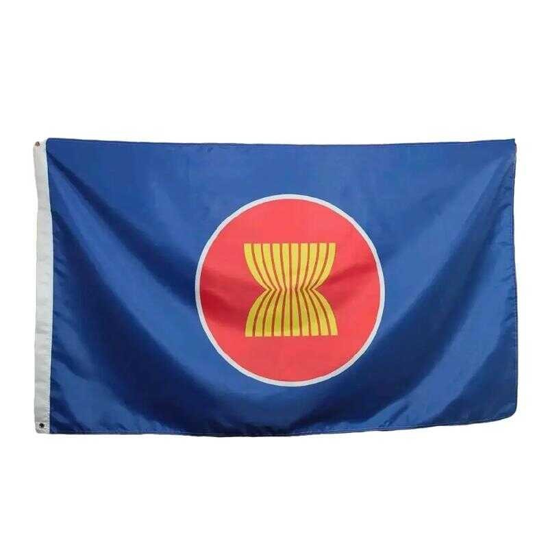 8Ec 3Ftx5ft (90Cmx150cm) Asean Flag Big | Shopee Philippines