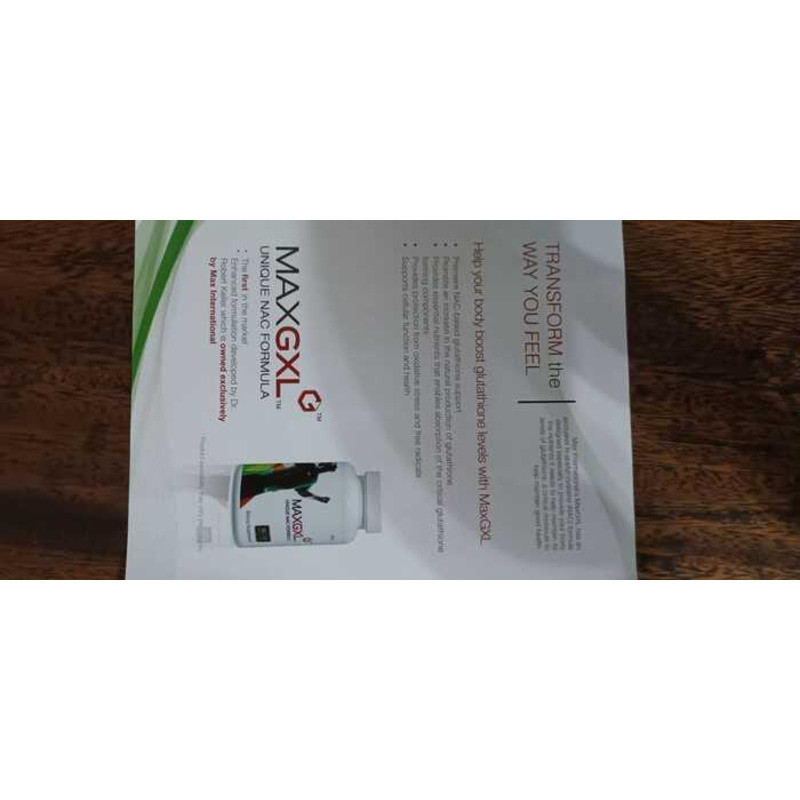 max gxl glutathione NAC | N-Acetyl Cysteine Support Max International MAX GXL NAC