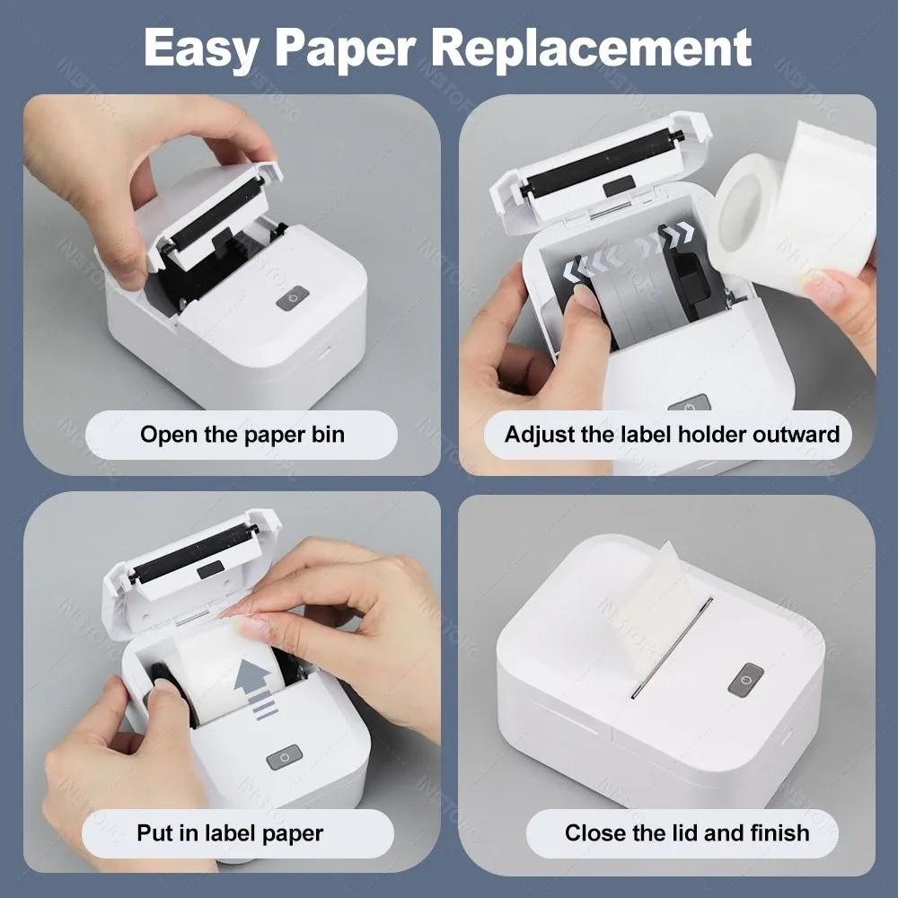 Marklife Inkless Portable Label Printer X2 Wireless Bluetooth Thermal ...