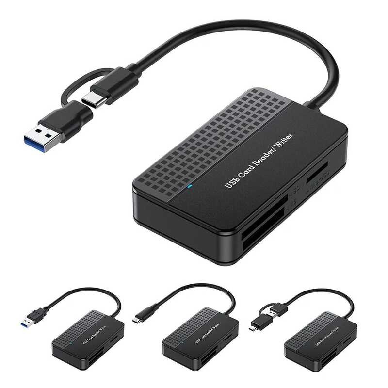 USB 2 1 3.0 Type C Card Reader 4 In Memory Smart 20Cm Cable Writer SD ...