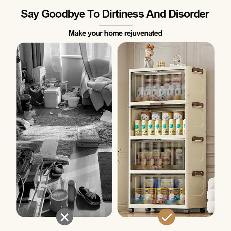 Chest Locker Storage Cabinet Box Transparent Wardrobe For Clothes ...