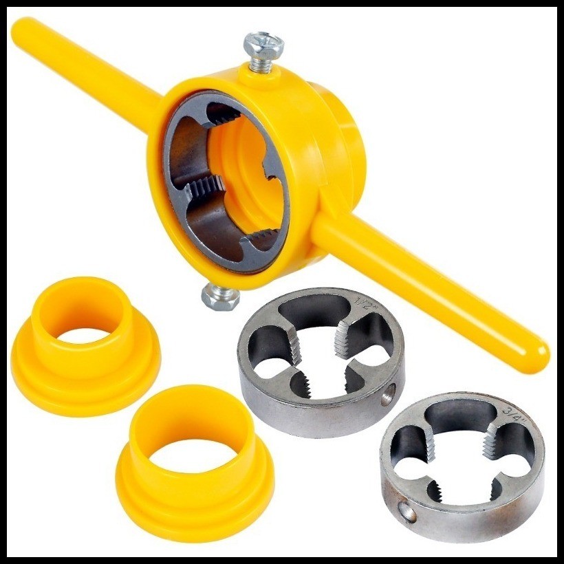 6Pcs/Set Pipe M10 Threading Tool PVC Thread Maker Tool 1/2 3/4 1 Inch ...