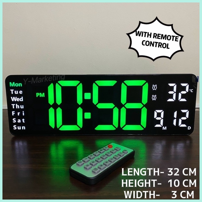 (6629) LARGE Digital Remote Control with COUNTDOWN & TIMER with Alarm ...